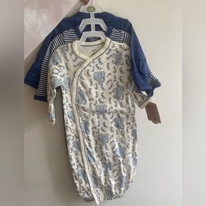 Touch by Nature Organic Cotton Zipper Gowns